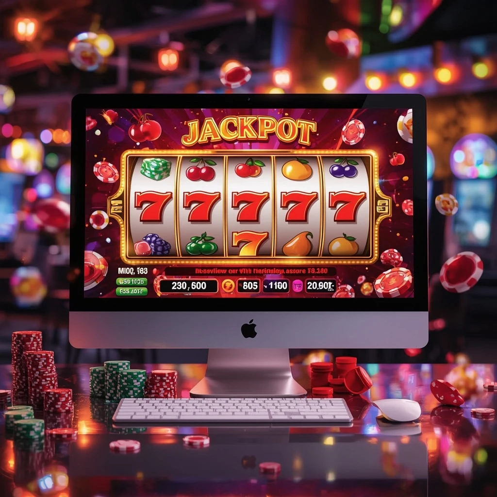 slots sur le moniteur LuckyWave Casino